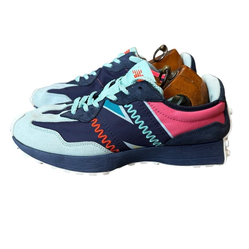New Balance PENSOLE x 327 Running Shoes Sneakers Mens Sz 11 Navy Pink MS327PEN